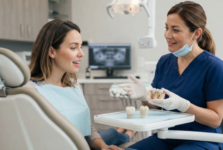 What Is the Difference Between a Temporary and Permanent Crown?